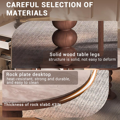 Aihm-Lon Kitchen Island with Extendable Table and Storage 97.63"-105.51"