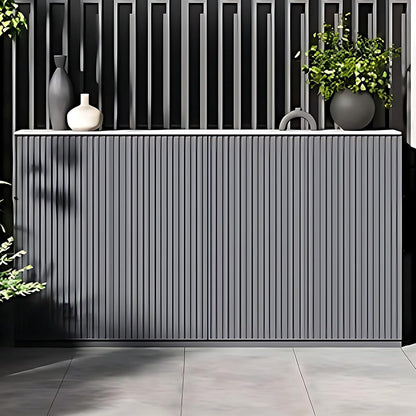 Aihm-Lon Modern Outdoor Kitchen Storage Cabinet  62.99"-70.86"