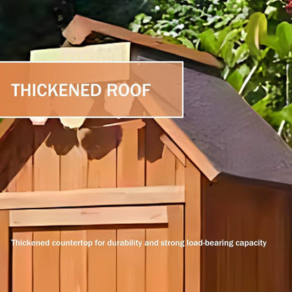 Aihm-Lon Outdoor Kitchen Storage Cabinet for Garden Backyard 62.20"