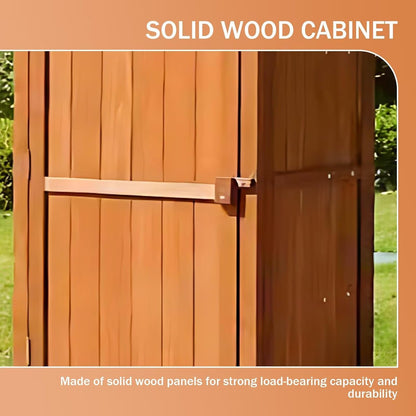 Aihm-Lon Outdoor Kitchen Storage Cabinet for Garden Backyard 62.20"