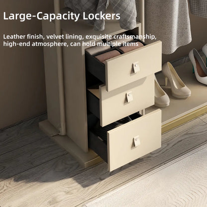 Aihm-Lon Custom Clothes Rack with Unique Cross-Shaped Hanging Rod 47’’-51’’