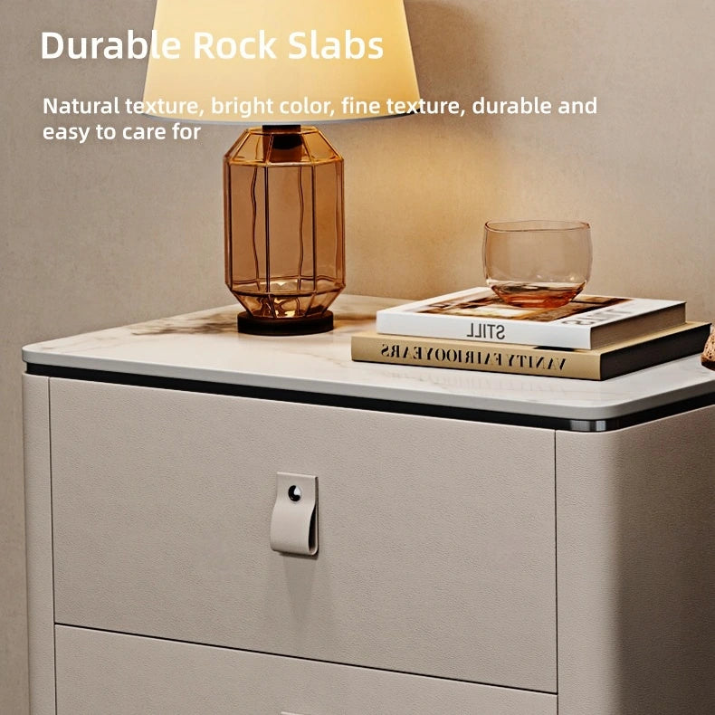 Aihm-Lon Spacious Clothes Rack with Storage Compartments&Slate Countertop 51’’-59’’