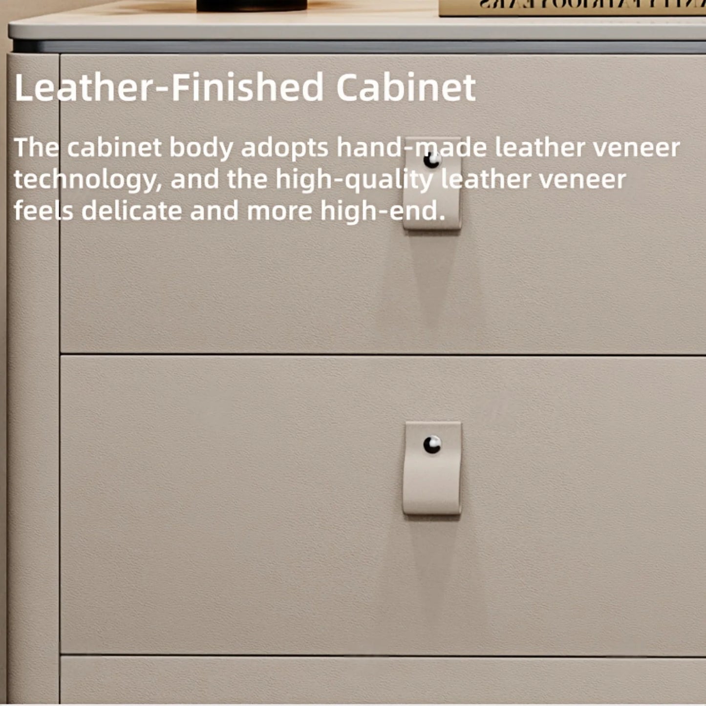 Aihm-Lon Spacious Clothes Rack with Storage Compartments&Slate Countertop 51’’-59’’