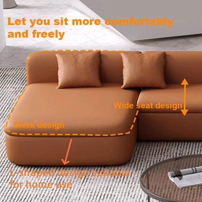 Aihm-LonCommercial Grade  Sofa Set with Round Coffee Table and Accent Chair 95"-142"