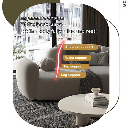 Aihm-Lon Commercial Grade Sofa Set with Combination Coffee Table and Chair for Office 63''-91''