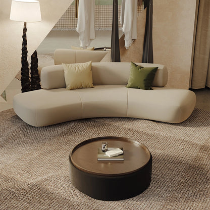 Aihm-Lon Commercial Grade Curved Sofas with Table and Chair for Fitting Room Area Ofiice  67"-91"