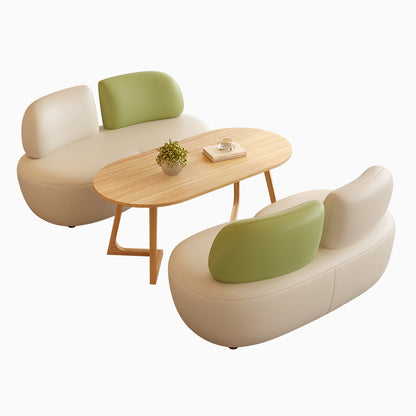 Aihm-Lon Commercial Sofa Set with Table for Dessert Cafe Lounge Areas  27.6"-47”