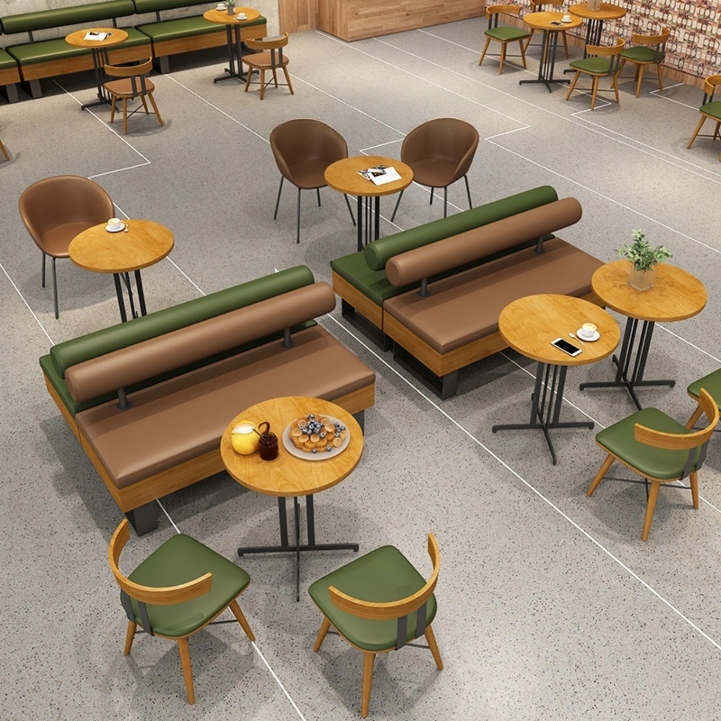 Aihm-Lon Commercial Sofa Set for Dessert Coffee Shop Rest Area 17"-47"