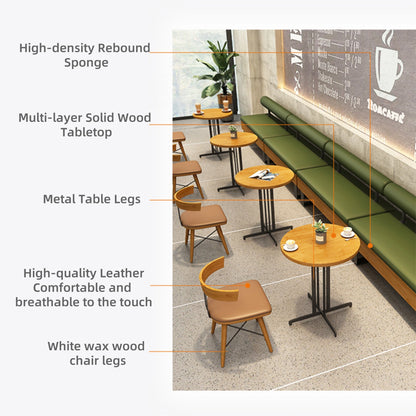 Aihm-Lon Commercial Sofa Set for Dessert Coffee Shop Rest Area 17"-47"