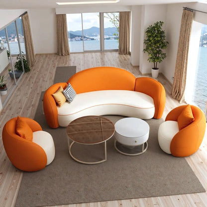 Aihm-Lon Commercial Sofa Set with Single Lounge Chairs and Coffee Table 67"-102"