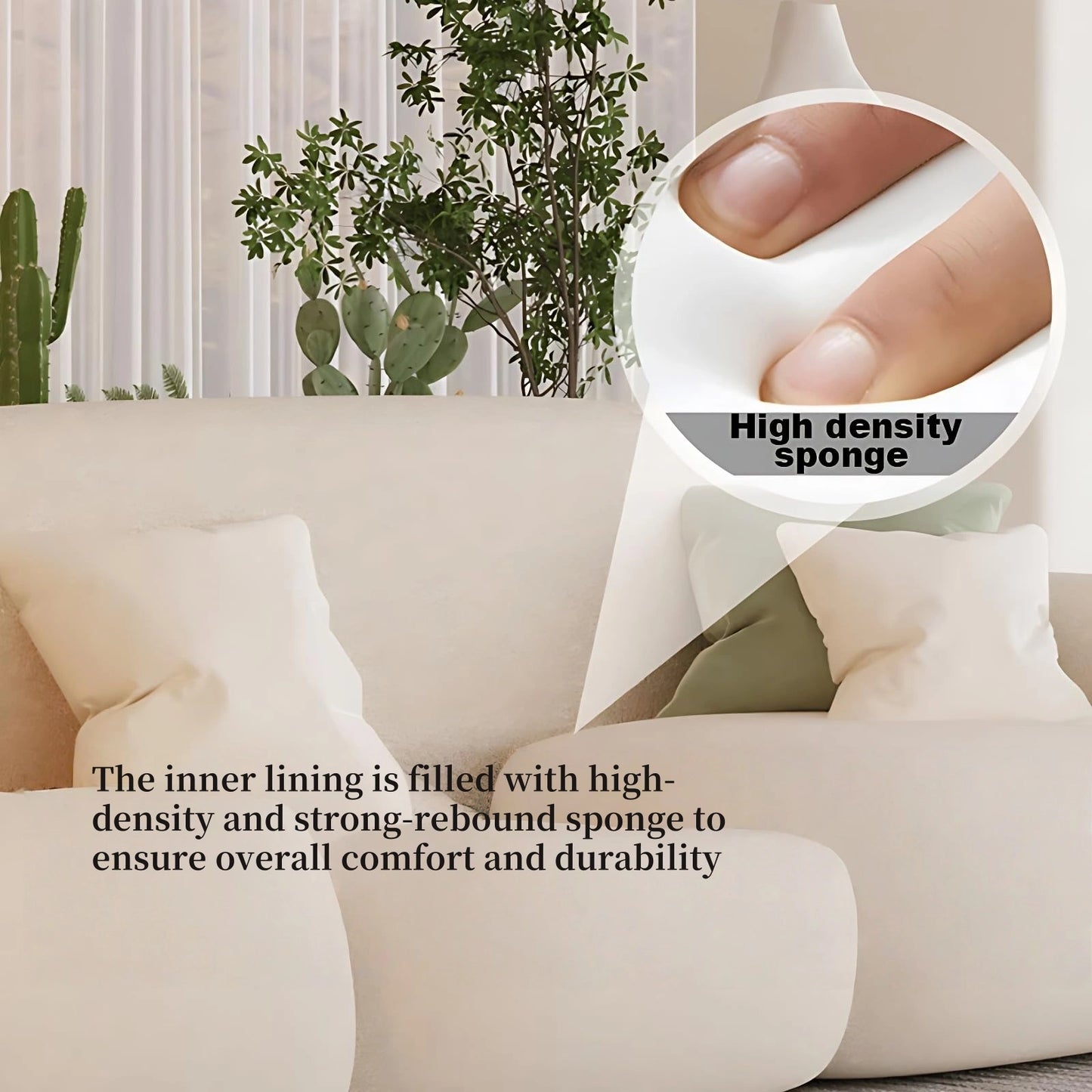 Aihm-Lon Commercial Grade White Sofa Set with Table Chair for Client Seating Area 83"-98"