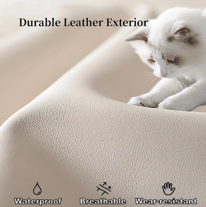 Aihm-Lon Commercial Grade White Sofa Set with Table Chair for Client Seating Area 83"-98"