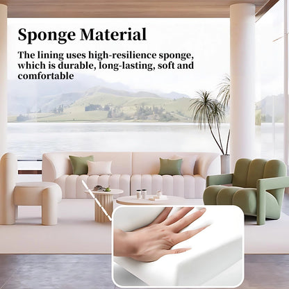 Aihm-Lon Commercial Grade  Leather Sofa Set with Table Chair 87"-120"