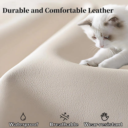 Aihm-Lon Commercial Grade  Leather Sofa Set with Table Chair 87"-120"