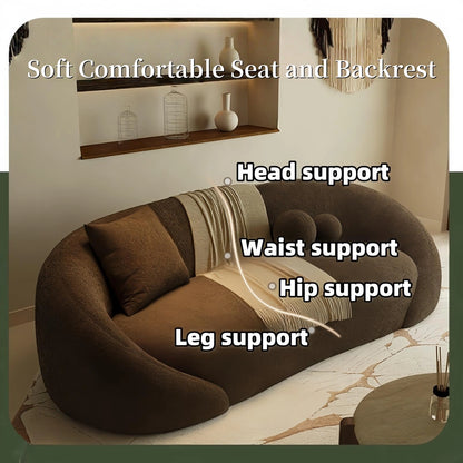 Aihm-Lon Commercial Grade sofa Set with Wood Coffee Table and Chair 67"-94"