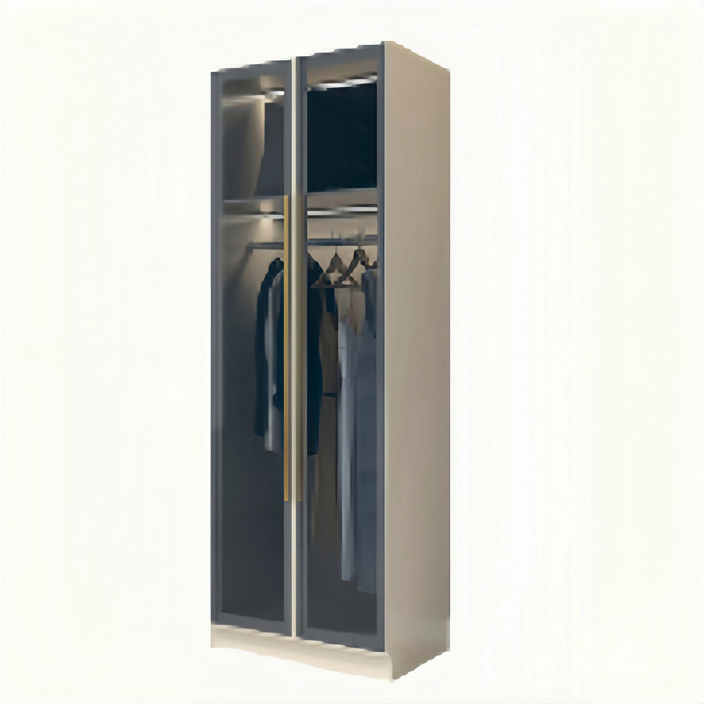 Aihm-Lon Wardrobes with Multi-Layer Storage Function and Smart Auto-Illumination 24"-94"