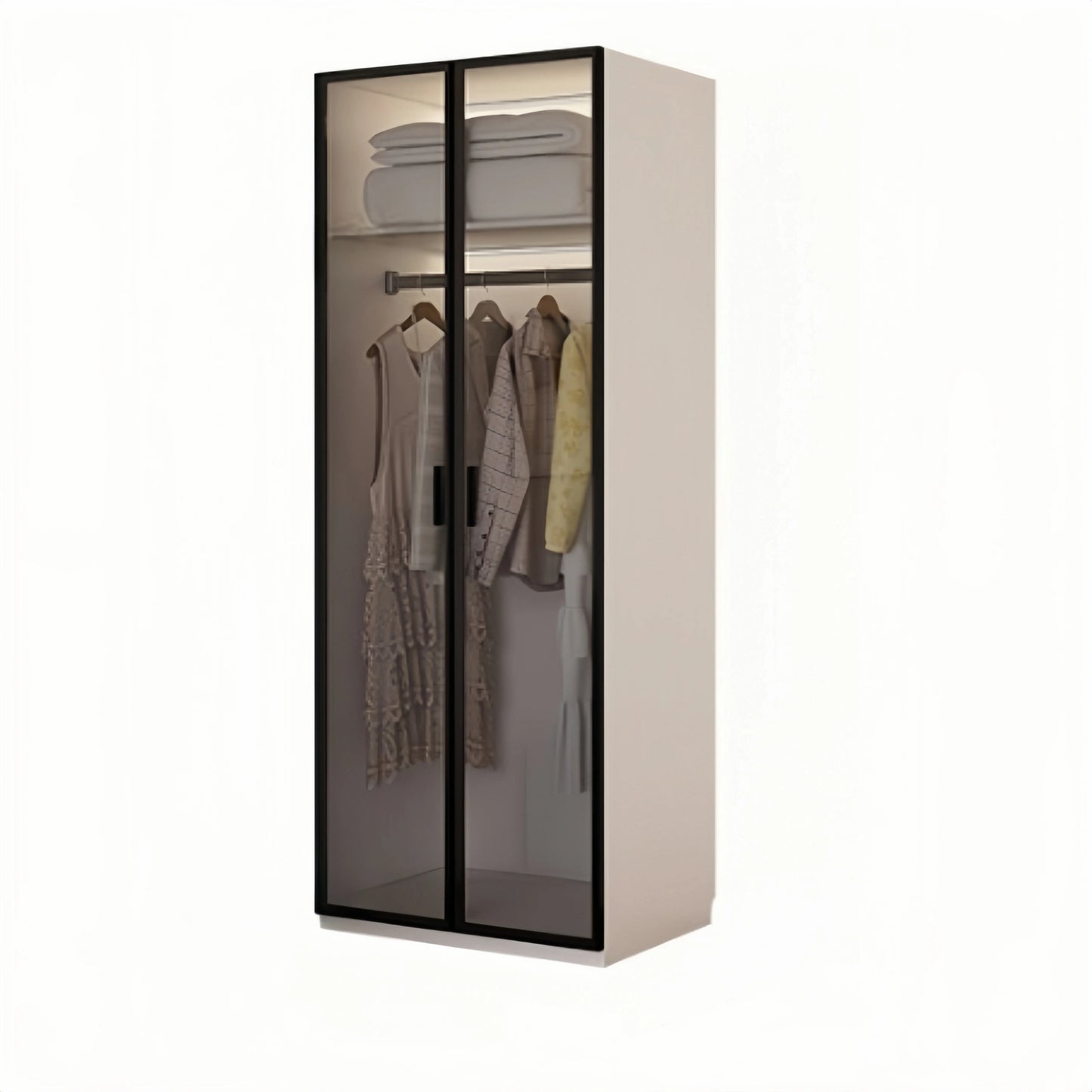 Aihm-Lon Translucent Custom Wardrobe with Smart Lighting and Classification Storage Area 24"-102"