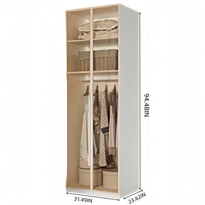 Aihm-Lon Wardrobes with Aluminum Alloy Door Frames Customizable 55"-94"