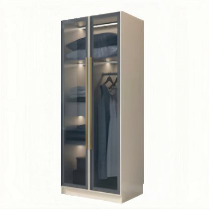 Aihm-Lon Wardrobes with Multi-Layer Storage Function and Smart Auto-Illumination 24"-94"